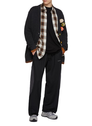 Detail View - Click To Enlarge - BAZ & FRIENDS - x CYNTHIA & XIAO Mini Monster Wool Cardigan