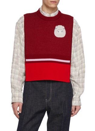 Detail View - Click To Enlarge - BAZ & FRIENDS - x CYNTHIA & XIAO Baz Wool Snood