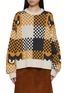 BAZ & FRIENDS x CYNTHIA & XIAO Rox Checkered Wool Sweater BAZ & FRIENDS x CYNTHIA & XIAO Rox Checkered Wool Sweater