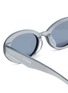 Detail View - Click To Enlarge - OFF BROADWAY - Theory Acetate Oval Sunglasses