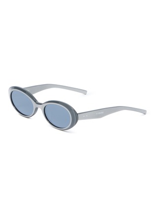 Main View - Click To Enlarge - OFF BROADWAY - Theory Acetate Oval Sunglasses