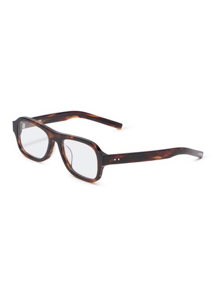 Main View - Click To Enlarge - OFF BROADWAY - Essential Acetate Oval Optical Glasses