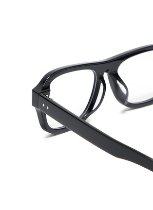 Detail View - Click To Enlarge - OFF BROADWAY - Essential Acetate Oval Optical Glasses