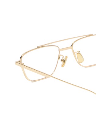 Detail View - Click To Enlarge - OFF BROADWAY - Essential Metal Oval Optical Glasses