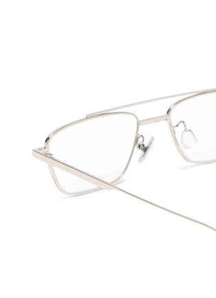 Detail View - Click To Enlarge - OFF BROADWAY - Essential Metal Oval Optical Glasses