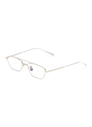 Main View - Click To Enlarge - OFF BROADWAY - Essential Metal Oval Optical Glasses