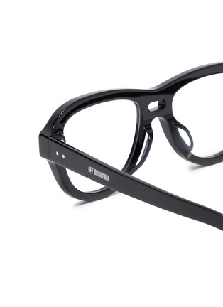 Detail View - Click To Enlarge - OFF BROADWAY - Propaganda Acetate Cat Eye Optical Glasses