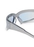 Detail View - Click To Enlarge - OFF BROADWAY - Sleek Butcher Acetate Angular Sunglasses