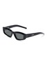 OFF BROADWAY Moto Acetate Square Sunglasses