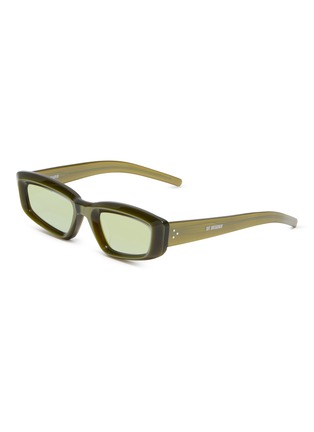 Main View - Click To Enlarge - OFF BROADWAY - Moto Acetate Square Sunglasses