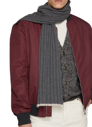 Figure View - Click To Enlarge - BRUNELLO CUCINELLI - Sciarpa Cashmere Scarf
