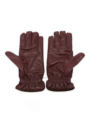 Figure View - Click To Enlarge - BRUNELLO CUCINELLI - Guanti Leather Gloves
