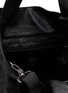 Detail View - Click To Enlarge - DISCORD YOHJI YAMAMOTO - Ribbon Leather Tote Bag