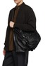 Figure View - Click To Enlarge - DISCORD YOHJI YAMAMOTO - Ribbon Leather Tote Bag