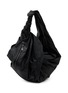 Main View - Click To Enlarge - DISCORD YOHJI YAMAMOTO - Draped Zip Leather Handbag