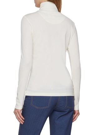 Back View - Click To Enlarge - WE NORWEIGIANS - X Markarian Embroidered Zipped Sweater