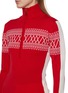  - WE NORWEIGIANS - Setesdal Pattern Quarter Zipped Wool Knit Sweater