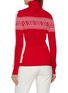 Back View - Click To Enlarge - WE NORWEIGIANS - Setesdal Pattern Quarter Zipped Wool Knit Sweater