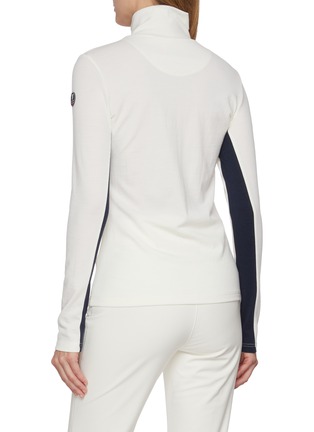 Back View - Click To Enlarge - WE NORWEIGIANS - Voss Long Sleeve Chevron Zipped Top