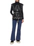 Figure View - Click To Enlarge - WE NORWEIGIANS - Voss Long Sleeve Chevron Zipped Top