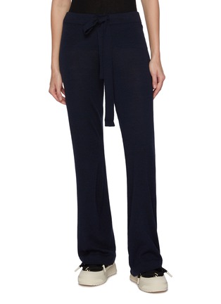 Main View - Click To Enlarge Main View - Click To Enlarge - WE NORWEIGIANS - Geilo Belted Wool Knit Pants