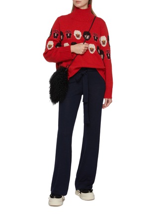 Figure View - Click To Enlarge - WE NORWEIGIANS - Geilo Belted Wool Knit Pants