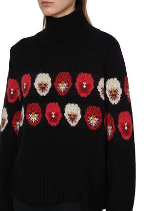  - WE NORWEIGIANS - X Markarian Intarsia Floral Turtleneck Knit Sweater