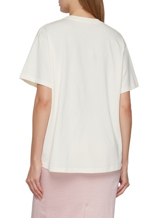 Back View - Click To Enlarge - MARDI MERCREDI - Floral Blossom Cotton Jersey T-Shirt