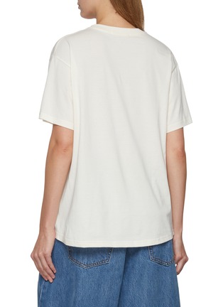 Back View - Click To Enlarge - MARDI MERCREDI - Floral Blossom Cotton Jersey T-Shirt