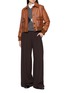 Figure View - Click To Enlarge - VALSTAR - Valstarino Cropped Leather Jacket