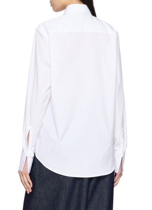 Back View - Click To Enlarge - BOURRIENNE - French Collar Cotton Shirt