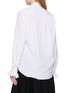 Back View - Click To Enlarge - BOURRIENNE - Boudoir Ruffle Collar Striped Cotton Shirt