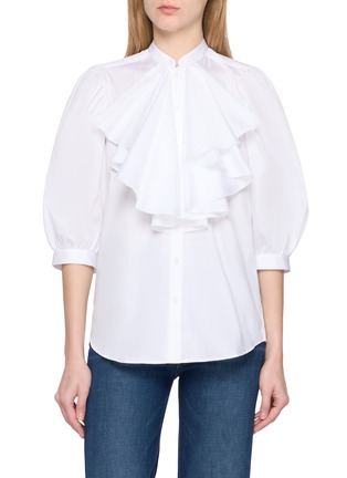 Main View - Click To Enlarge - BOURRIENNE PARIS X - Rêverie Puff Sleeve Cotton Shirt