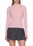GUEST IN RESIDENCE Long Sleeve Shrunken Cashmere Polo Top