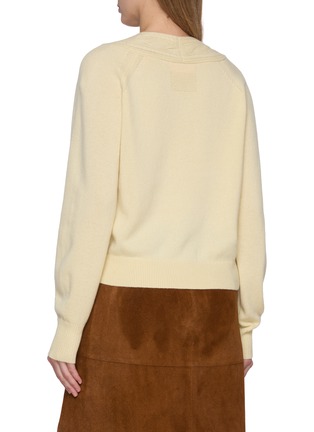 Back View - Click To Enlarge - GUEST IN RESIDENCE - The Varsity Cashmere Knit Sweater