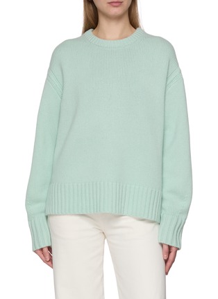 Main View - Click To Enlarge - GUEST IN RESIDENCE - Cozy Crewneck Cashmere Knit Sweater