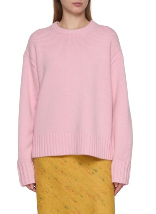 Main View - Click To Enlarge - GUEST IN RESIDENCE - Crewneck Cashmere Knit Sweater