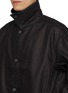  - J∞QUALITY - Leather Collar Cotton Canvas Jacket