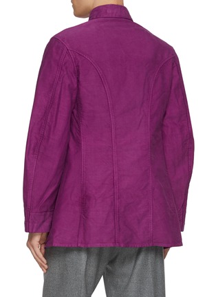 Back View - Click To Enlarge - J∞QUALITY - Button Up Cotton Jacket