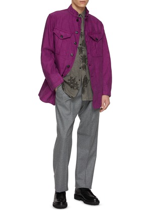 Figure View - Click To Enlarge - J∞QUALITY - Button Up Cotton Jacket