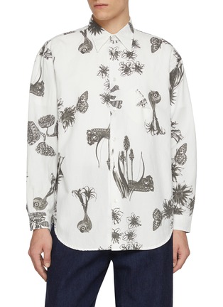 Main View - Click To Enlarge - J∞QUALITY - Long Sleeve Sumi Print Shirt