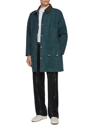 Figure View - Click To Enlarge - J∞QUALITY - Button Up Cotton Hunting Jacket