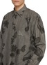  - J∞QUALITY - Long Sleeve Sumi Print Cotton Linen Shirt
