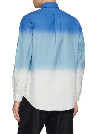 Back View - Click To Enlarge - J∞QUALITY - Long Sleeve Gradient Button Down Cotton Shirt