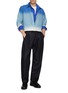 Figure View - Click To Enlarge - J∞QUALITY - Long Sleeve Gradient Button Down Cotton Shirt