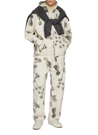 Figure View - Click To Enlarge - J∞QUALITY - Sumi Print Drawstring Waist Pants