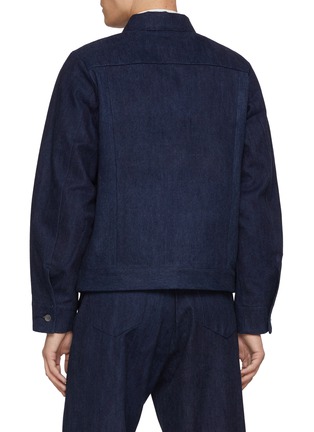 Back View - Click To Enlarge - J∞QUALITY - Button Up Denim Trucker Jacket