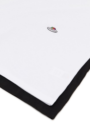  - HOMMEGIRLS - X Fruit Of The Loom Classic Logo Patch Cotton T-Shirt — Set Of 2