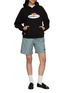 Figure View - Click To Enlarge - HOMMEGIRLS - X Fruit Of The Loom Logo Graphic Cotton Hoodie