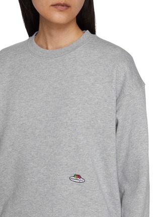  - HOMMEGIRLS - X Fruit Of The Loom Embroidered Logo Cotton Crewneck Sweatshirt